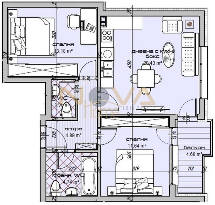 Продава се Тристаен апартамент в Варна, Изгрев - 93 кв.м за 765 €/кв.м - Снимка #1