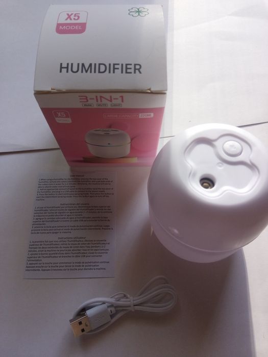 Нов овлажнител в бяло