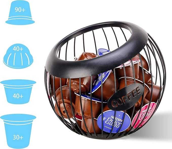 Органайзер Метална поставка за кафе капсули за Nespresso Dolce Gusto