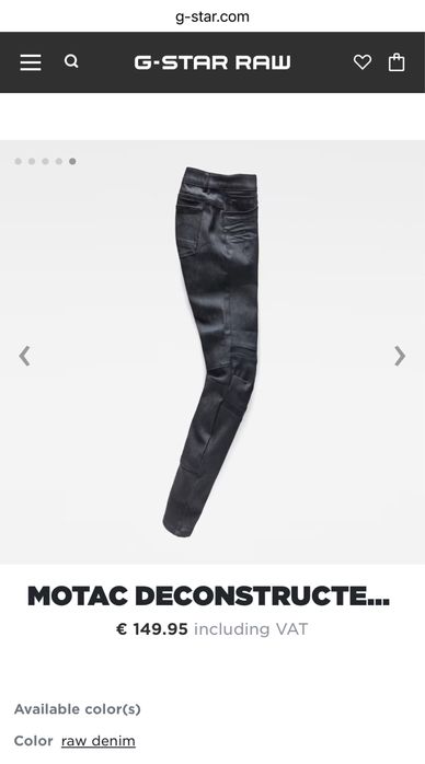 G-Star RAW Motac Deconstructed 3D Mid Skinny Jeans дамски дънки - 26