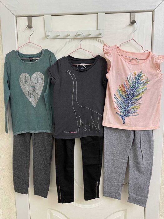 Лоты фирменной детской одежды ZARA, NEXT, H&M, размер 4/12 лет