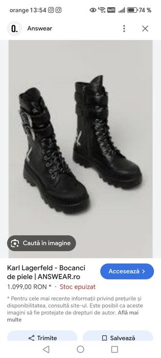 Bocanci Karl Lagerfeld