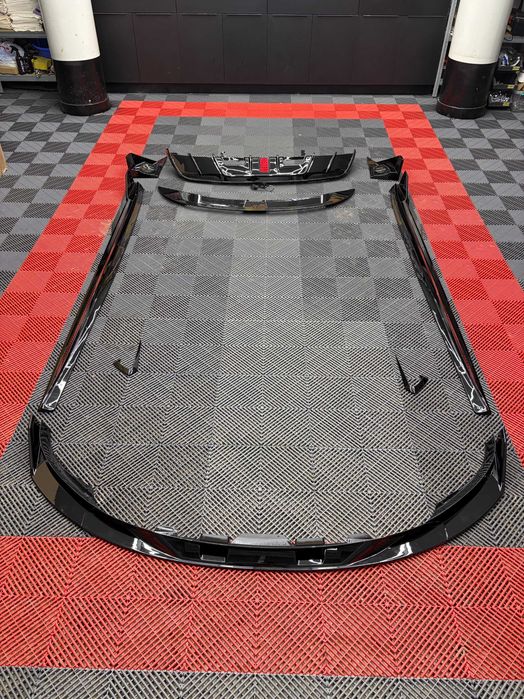Aero Kit Tesla Model 3 2023+ Lip fata + Difuzor Spate + Lip Prag +++