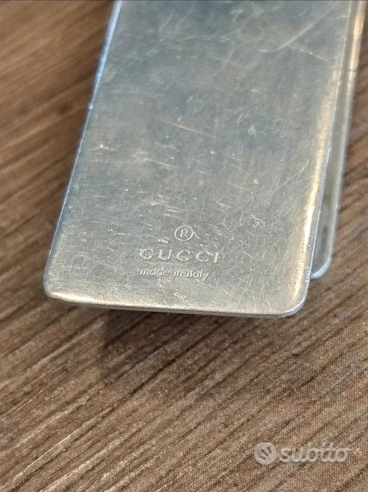Clips pentru bancnote Gucci - Argint 925 original 100%
