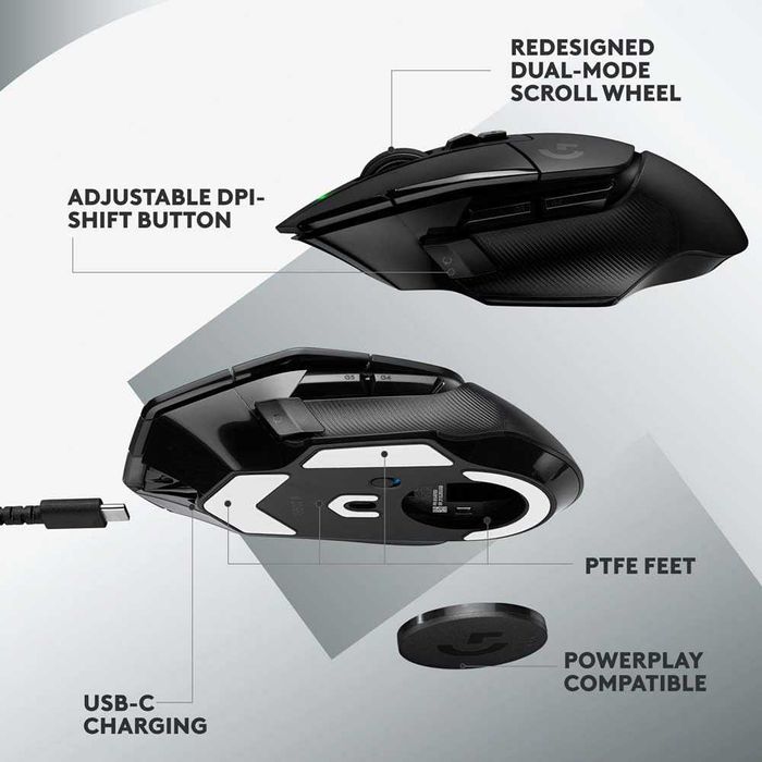 Mouse Gaming Wireless Logitech G502 X LIGHTSPEED 910-006180 Sigilat