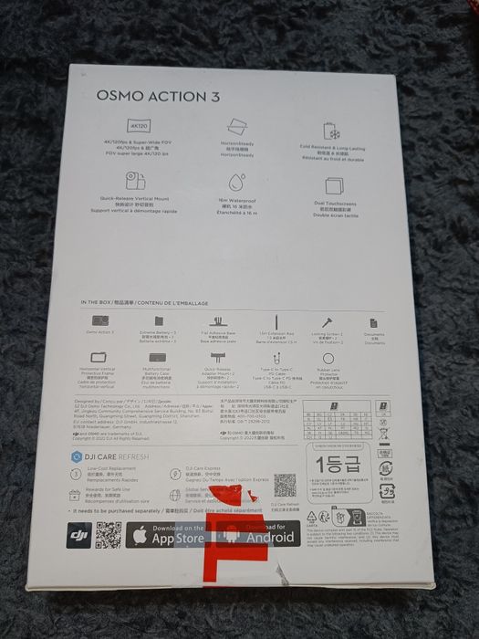 Camera video sport DJI Osmo Action3 Adventure Combo