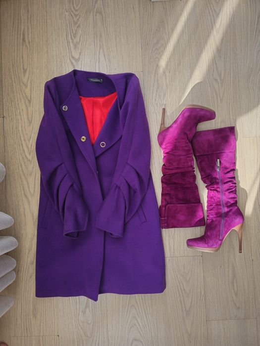 Сапоги синие фиолетовые 37 р.