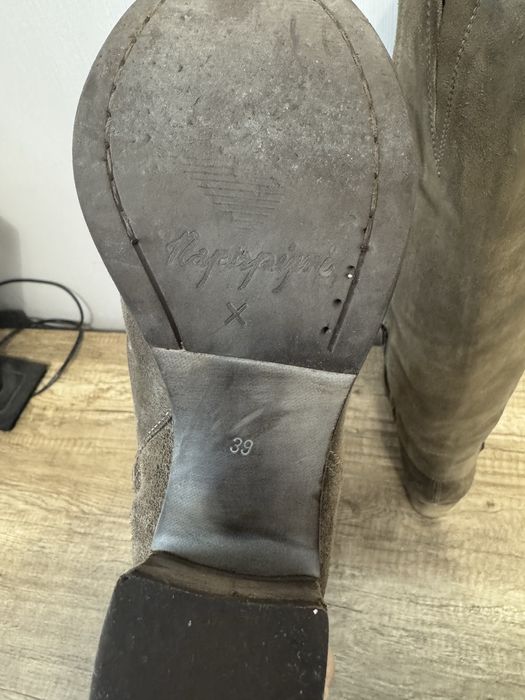 Ghete inalte Napapijri, piele, marimea 39