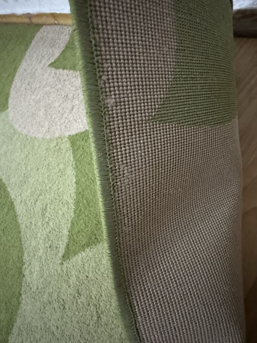 Ковёр домашний зеленый