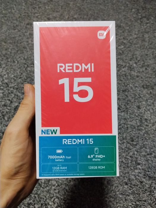 Redmi 15 . 6+6/128 .