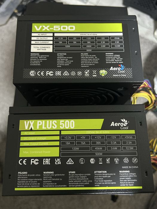 Блок питания • Aerocool VX 500, 500W