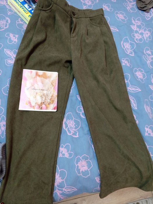 Повседневные брюки коричневые