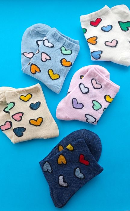 Шарени забавни чорапи