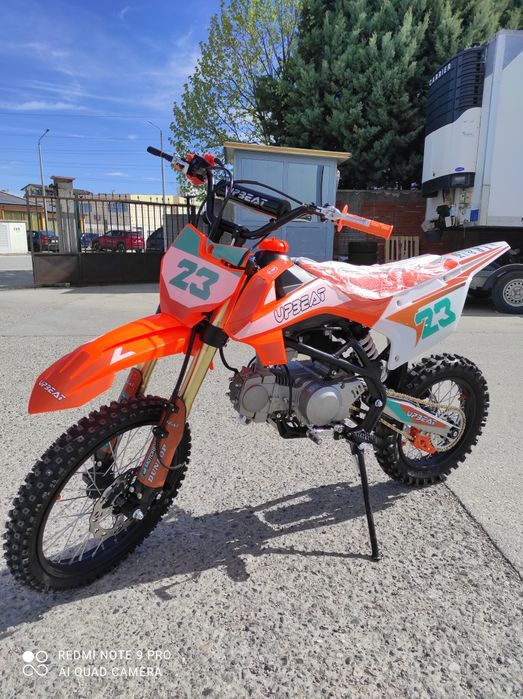 КРОСОВ МОТОР UpBeat 125 КУБИКА 125CC с усилена рамка ,нов модел Ka