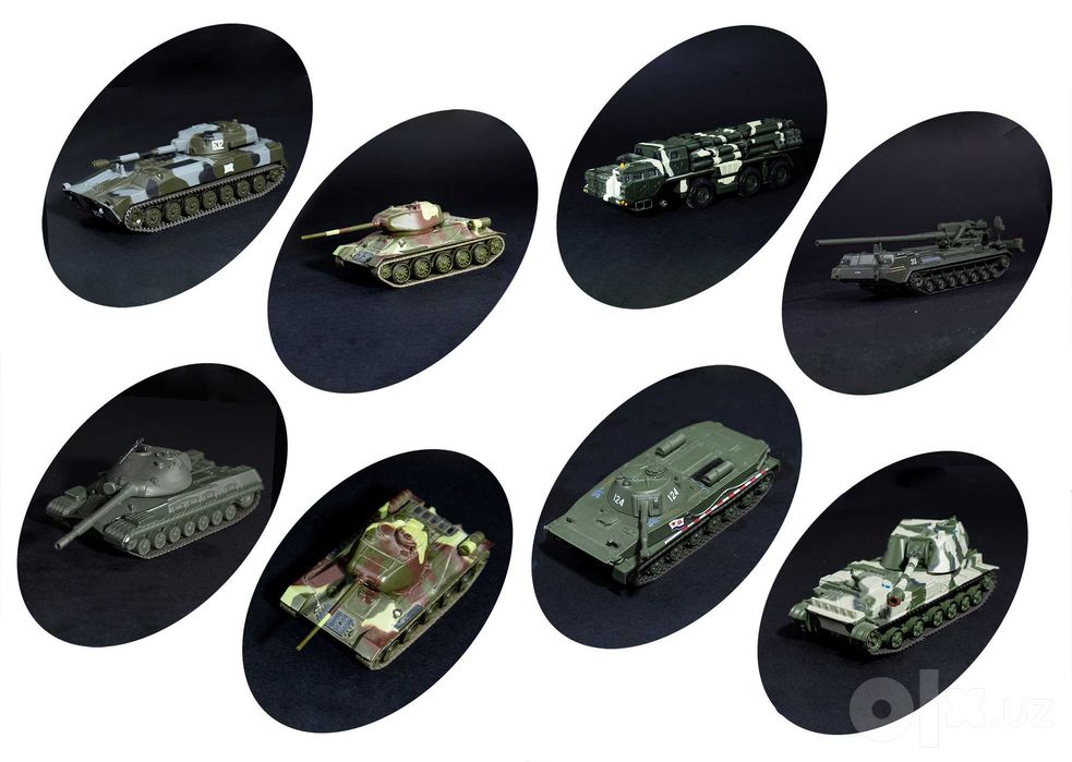 Игрушечные Военные авто БА-20, БА-64&ГАЗ-46, масштаб 1:43, ДеАгостини