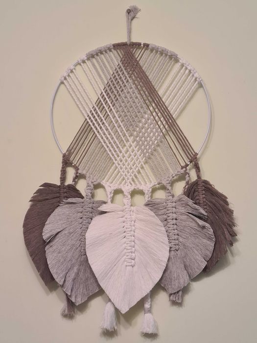 Ръчно изработена декорации за стена /Макрамета/