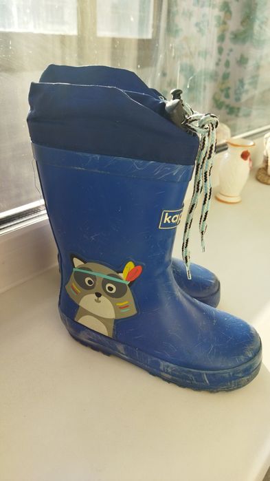 Сапоги резиновые. Ботинки детские р.25