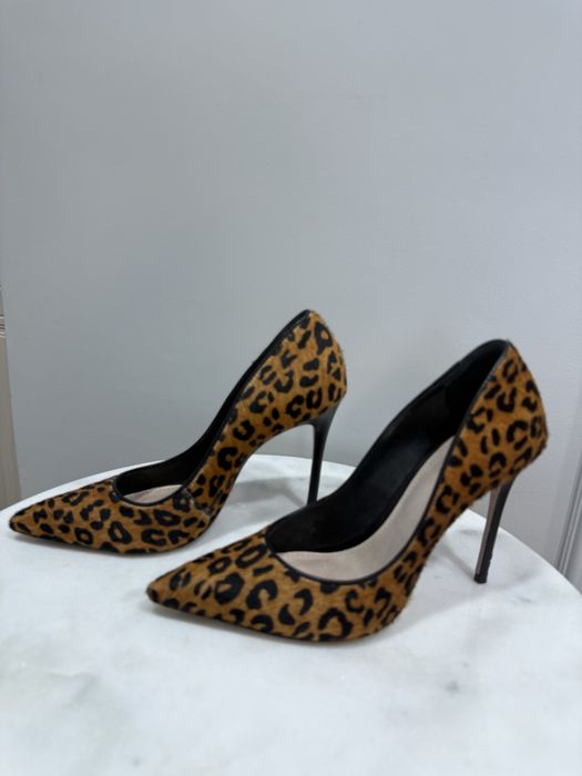 Туфли кожанные на каблуке