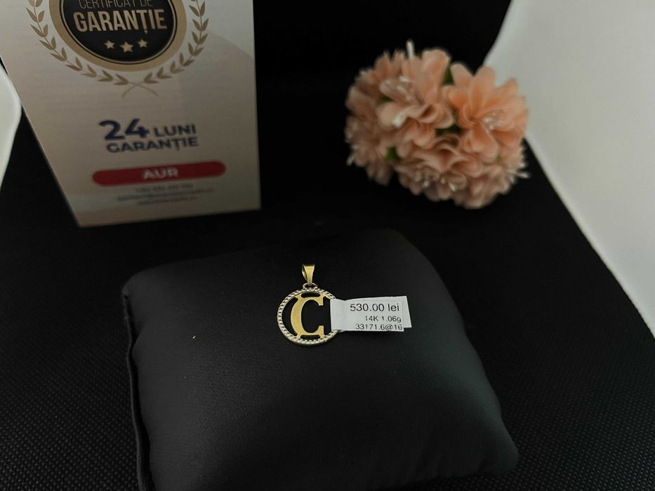 Pandantiv Aur 14k 1.06g (AG16 Moldova b33171.6)-Garantie 2 ani!
