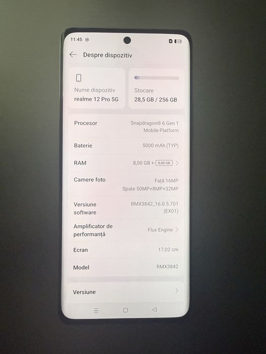 Realme 12 Pro, 12GB RAM, 256GB, 5G, Submarine Blue