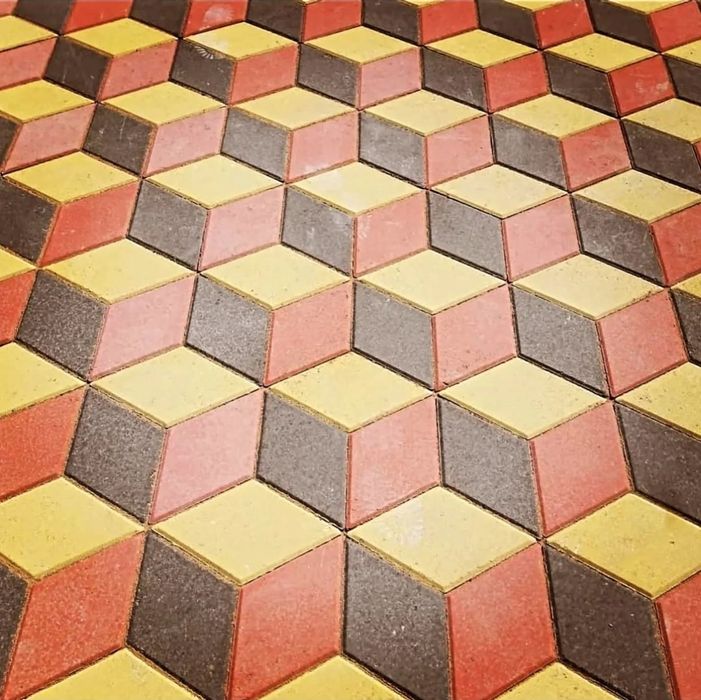 Укладка брусчатки бардюра поребрика