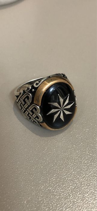 Кольцо серебро