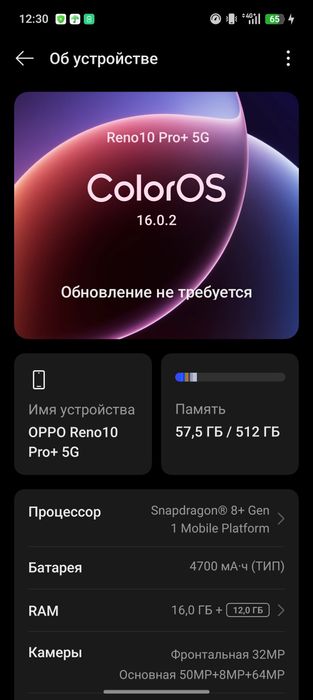 Oppo reno 10pro+ 5g