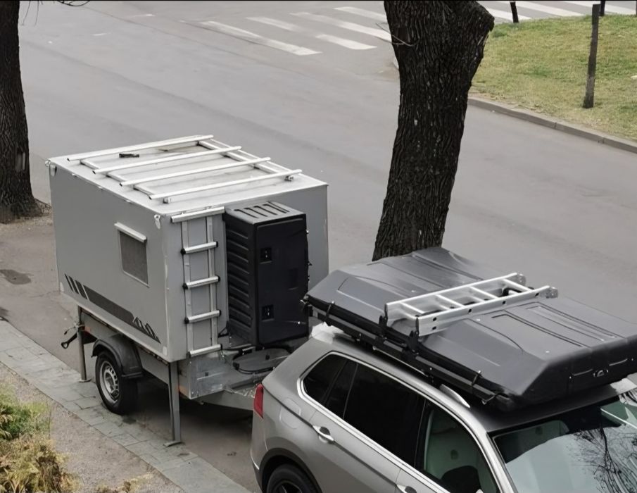 Mini Rulotă Hand-made 750kg – Dotată Off-Grid, Ideală pentru Aventură!