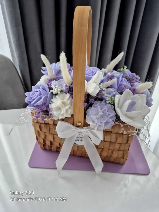 Aranjmente florale,din baza de sapun