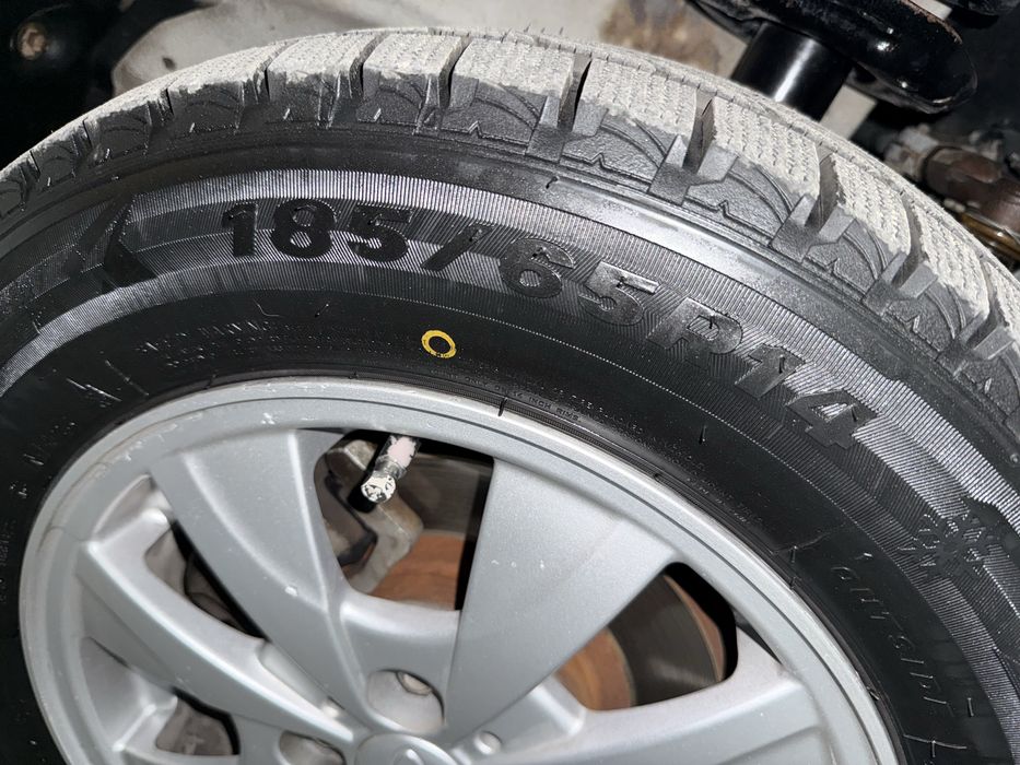 Диски с шинами на приору