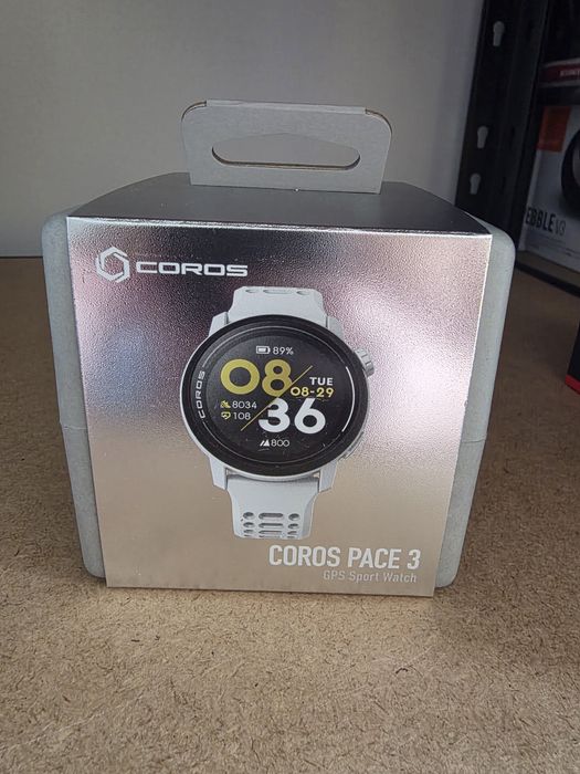Ceas multisport COROS PACE 3 GPS Sport Watch White/Black