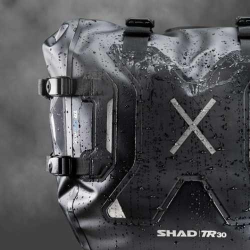 Suporti cutii CF / Set genti laterale Adventure Terra Black SHAD