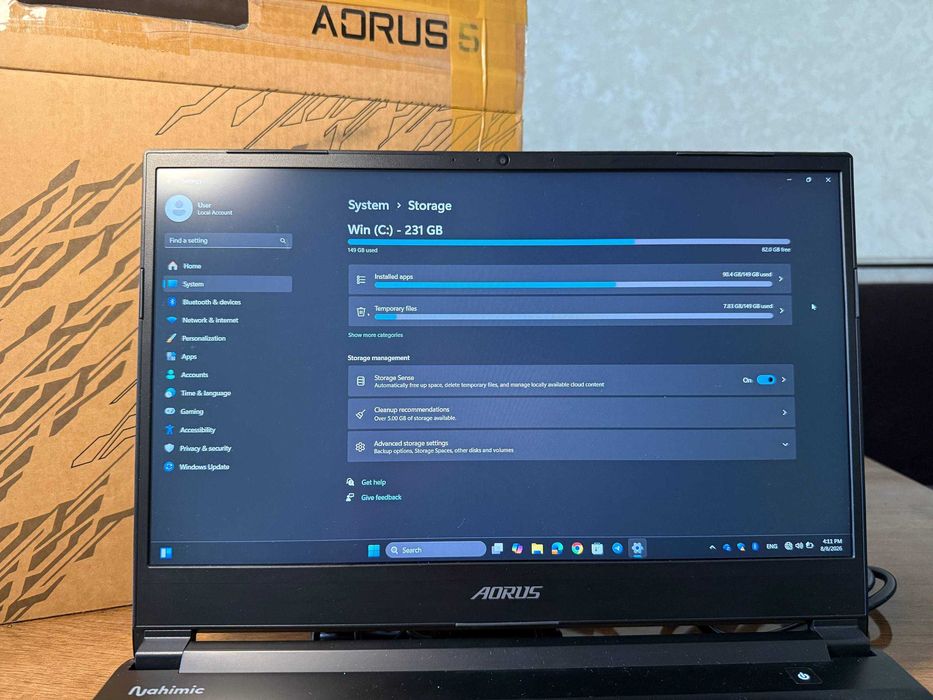 GIGABYTE AORUS 5 Gaming Laptop i7