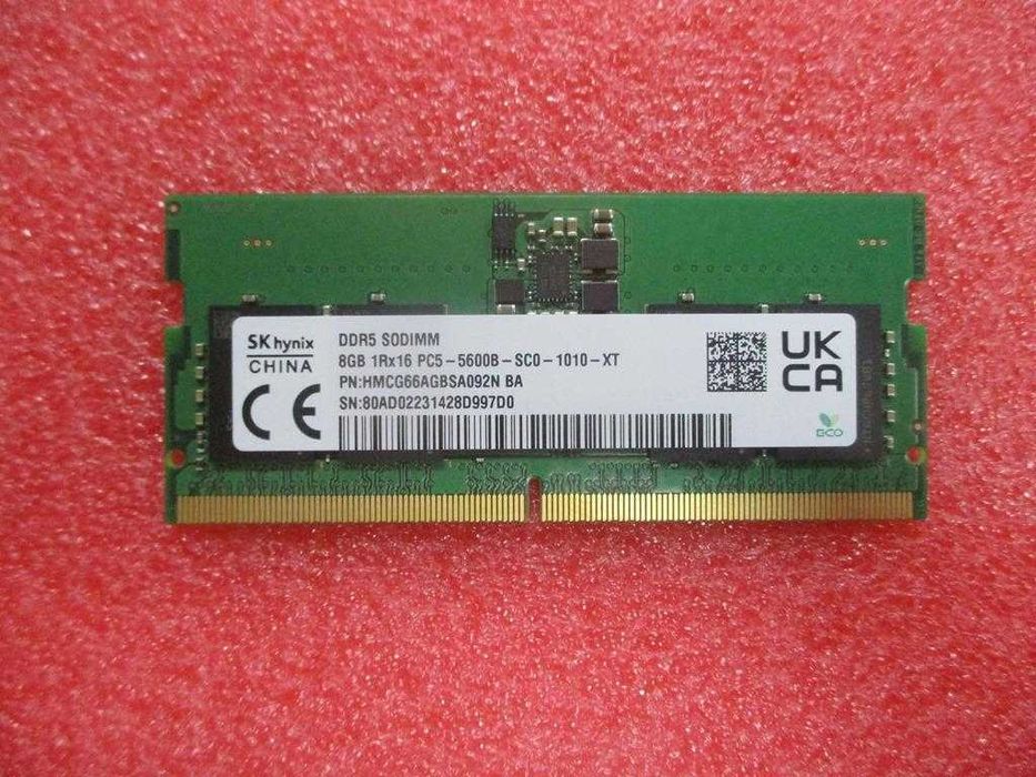 Продам новую оригинальную RAM ОЗУ DDR5 8Gb 5600 SO-DIMM SK Hynix