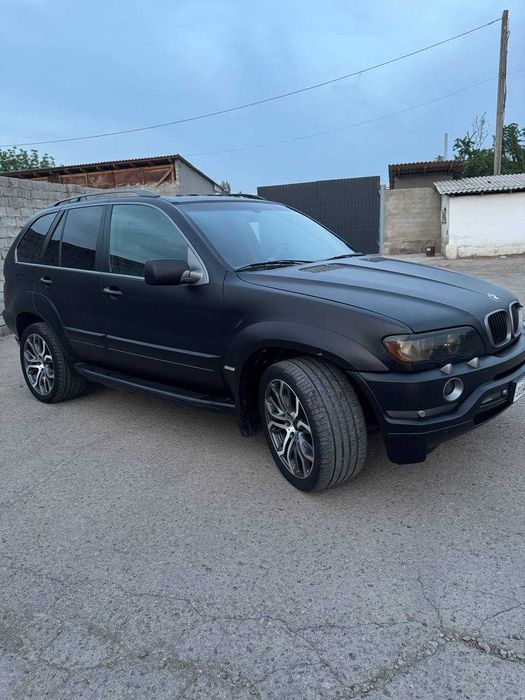 Bmw e53 x5 черный матовый