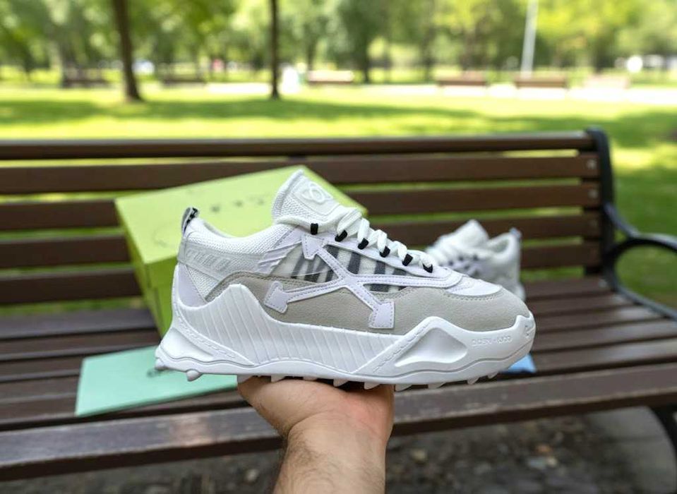 Adidasi OFF White ODSY 1000 Alb - Produs Full Box - Unisex