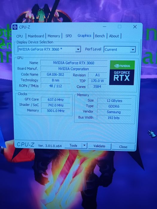 Геймърски компютър i5 10500 rtx3060 12gb