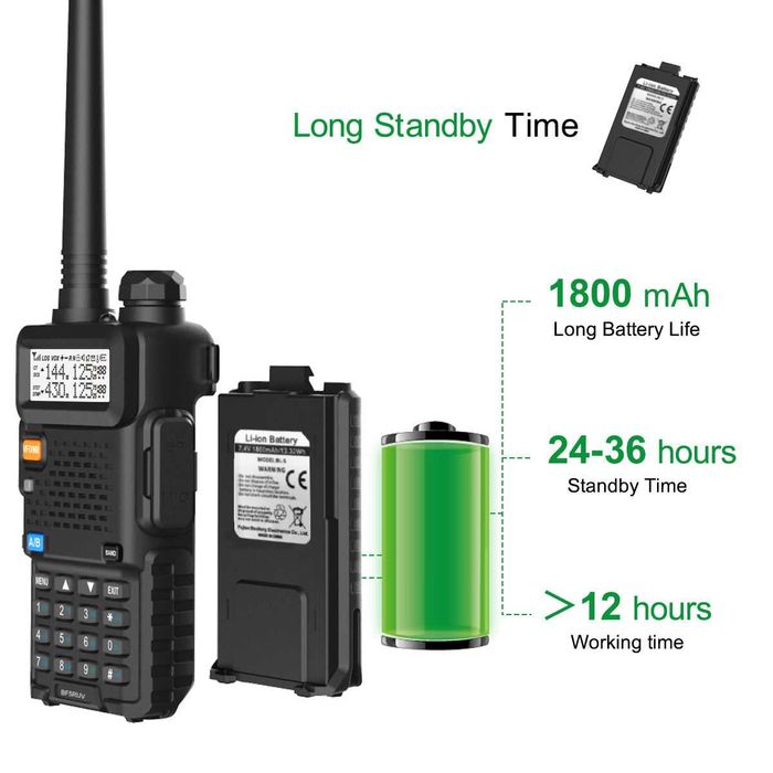 8W НОВ Гаранция Радиостанции Радиостанция Baofeng UV 5R walkie talkie