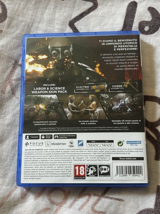 Продам atomic heart на пс5