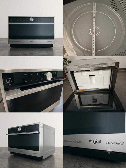 Cuptor cu microunde Whirlpool Supreme Chef MWSC 9133 SB