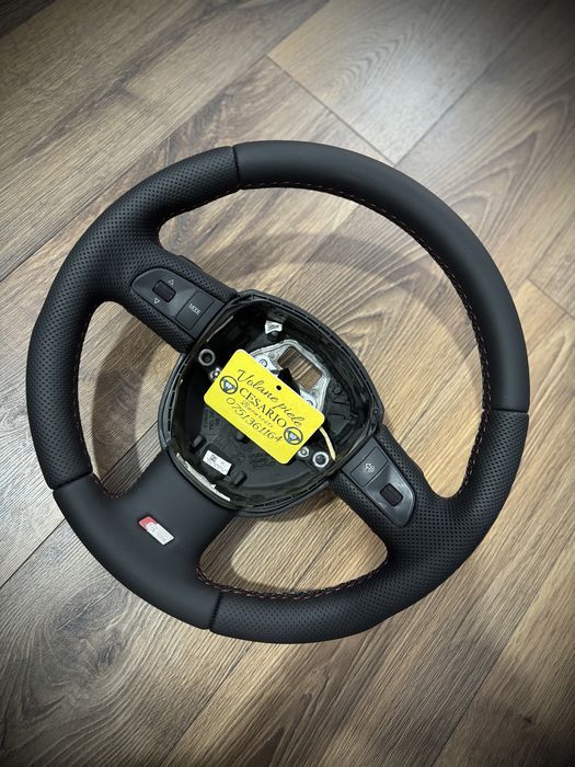 Volan piele nappa naturala Audi S-Line A3,A4,A5,A6,A8,Q5,Q7 (2004-2012