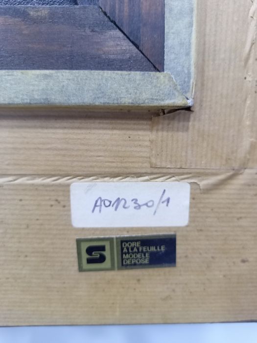 Бароков натюрморт 70х81см в рамка с истинска позлата (Gold Leaf)