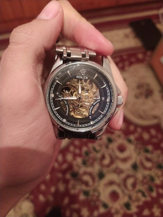 Soat rolex shafof sklet reflika