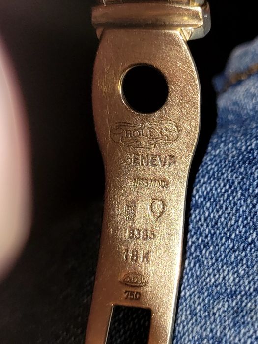 Rolex date just,damă ,31 mm aur 18 kt.