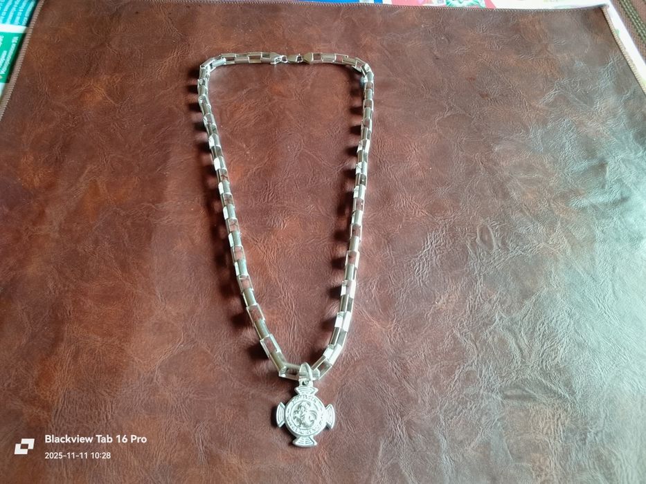 52/Сребърен Синджир със Висулка-98грама.