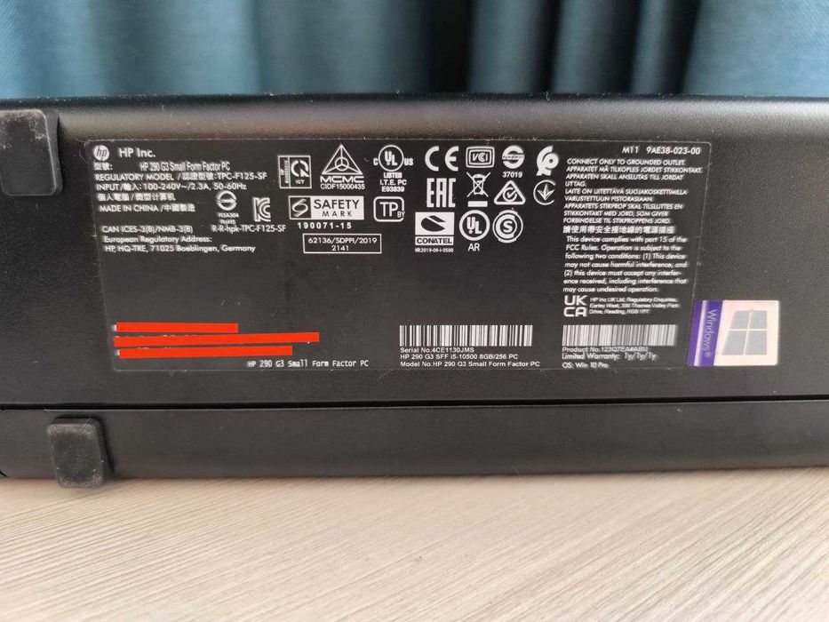 HP 290 G3 Small Form Factor PC