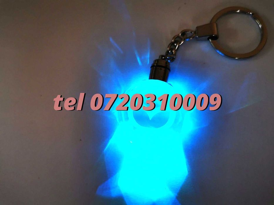 Breloc Sticla Cu Led 6 Culori Mazda