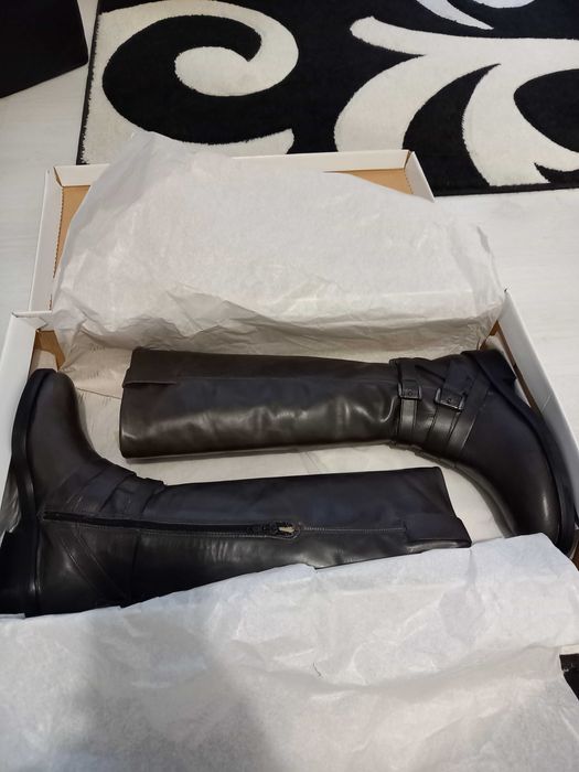 Ботуши от естествена кожа,ръчна изработка