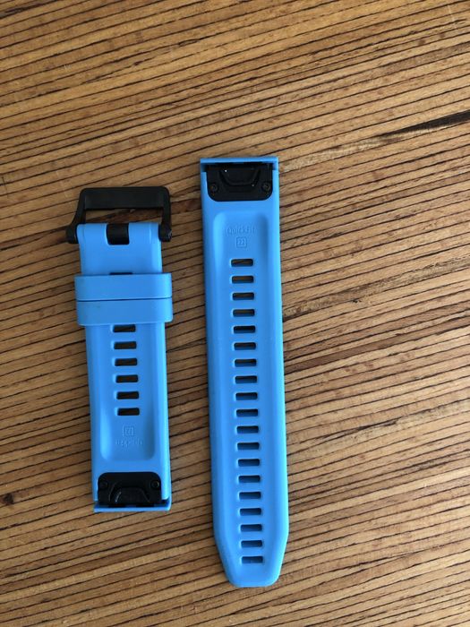 Каишка Garmin QuickFit 22 мм – синя, силиконова