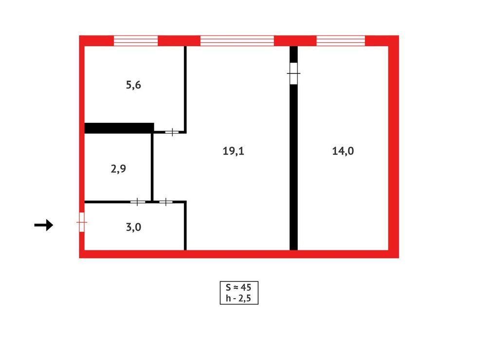 Продам 2х ком кв, Сейф. 1/5эт